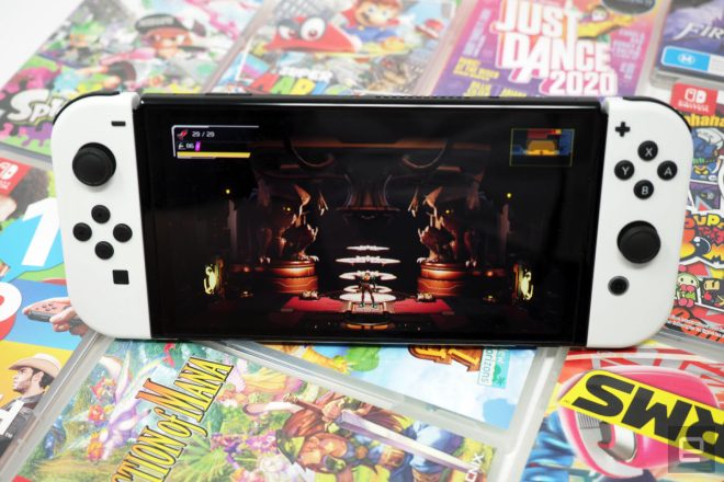 The Nintendo Switch OLED is $35 off at Woot