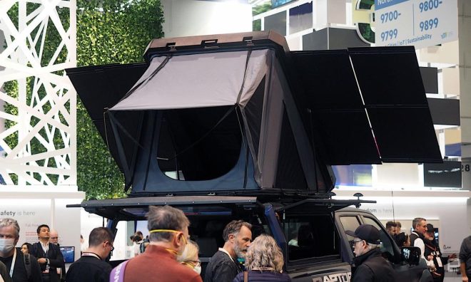 Jackery's rooftop solar tent makes overlanding more environmentally friendly