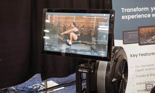 Someone made a Peloton-esque display for the world's most ubiquitous rowing machine