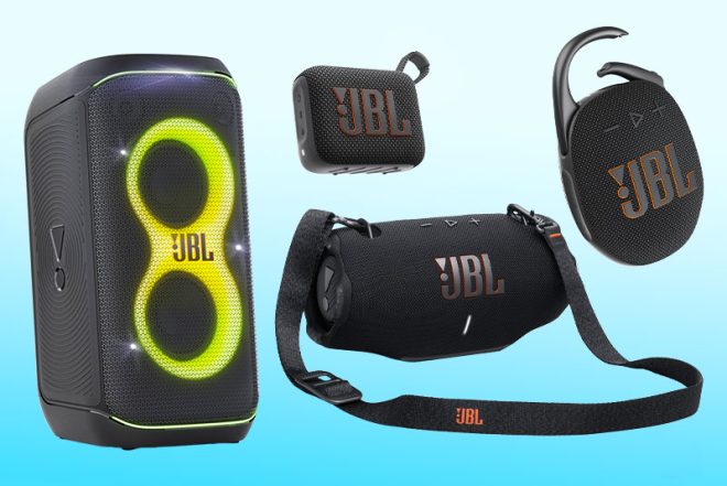 JBL debuts replaceable batteries for its new portable Bluetooth speakers at CES 2024