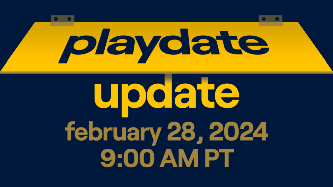 There’s a Playdate games showcase on February 28